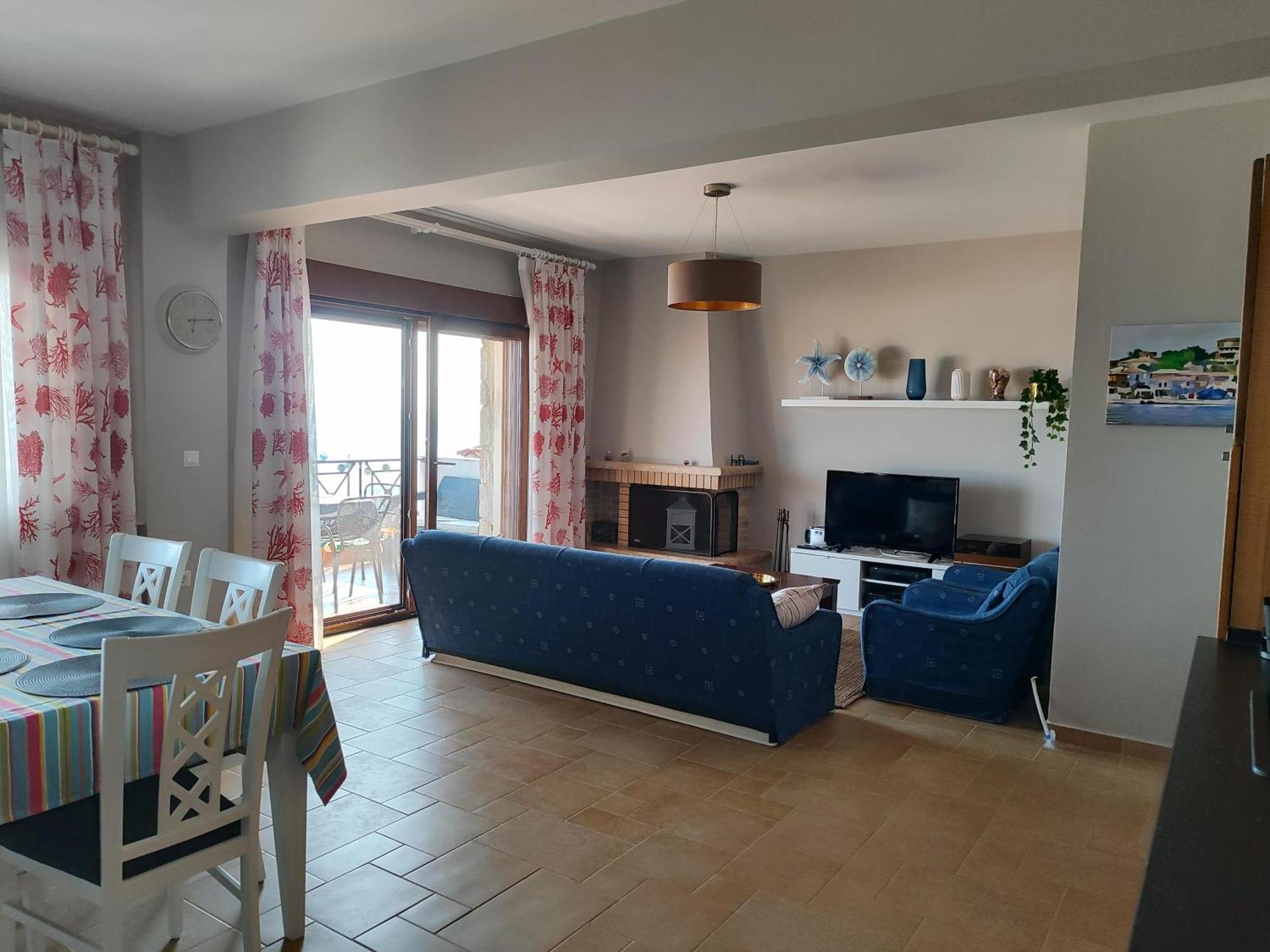 Navy Blue Apartman Néa Szkióni Kültér fotó