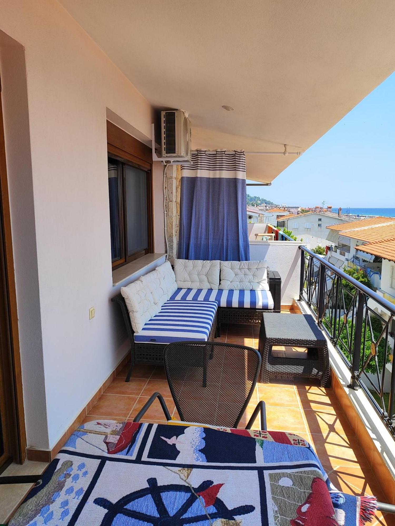 Navy Blue Apartman Néa Szkióni Kültér fotó