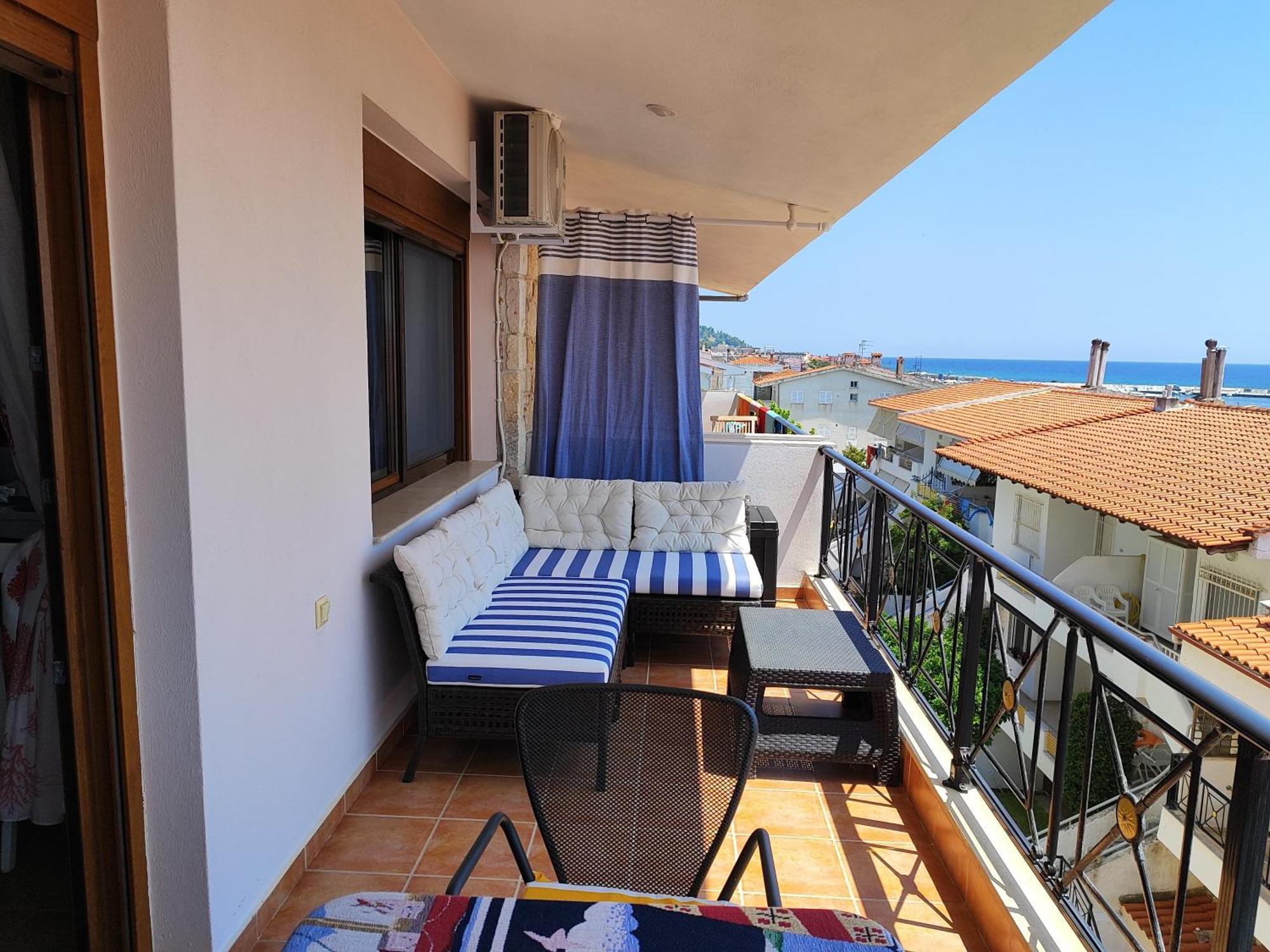 Navy Blue Apartman Néa Szkióni Kültér fotó