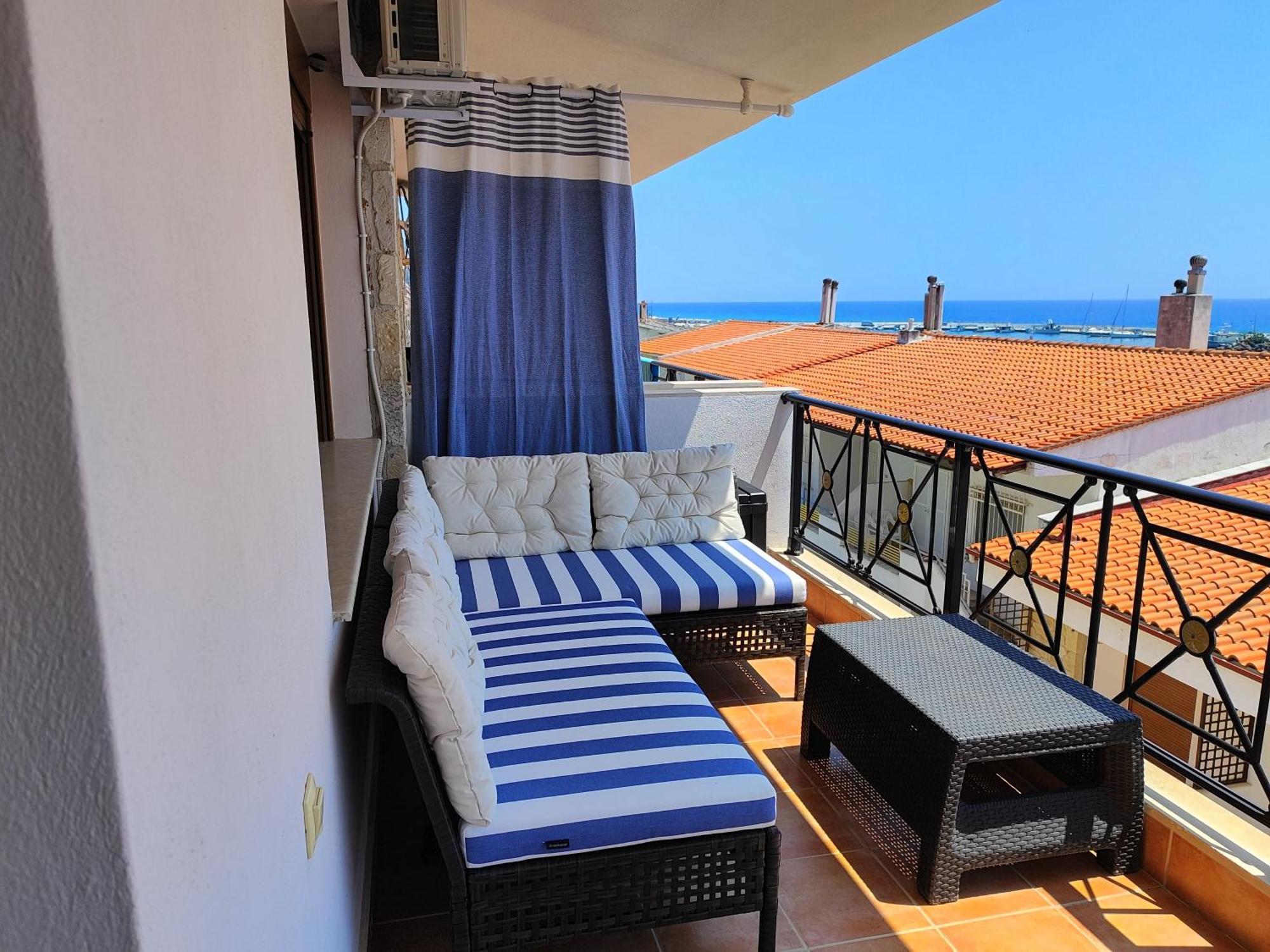 Navy Blue Apartman Néa Szkióni Kültér fotó